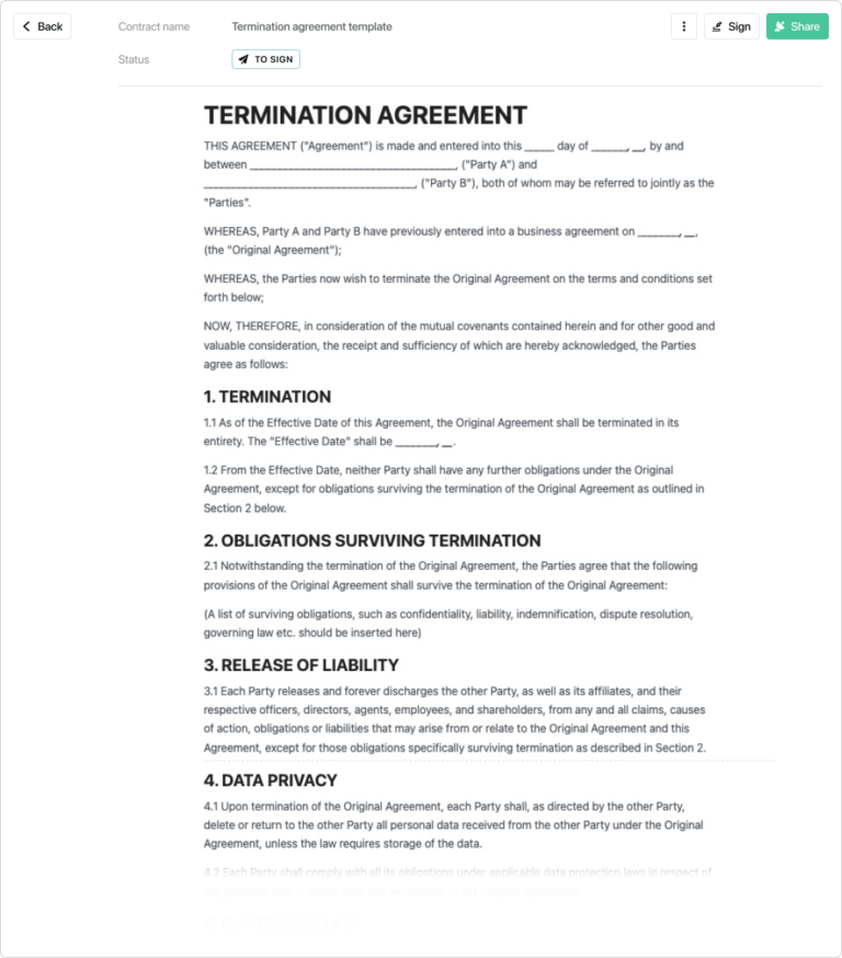 Agreement Cancellation Template: A Comprehensive Guide