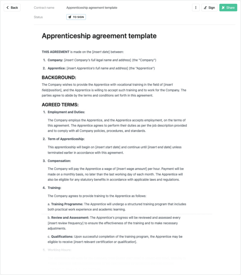 Agreement Form for Apprenticeship: A Comprehensive Guide