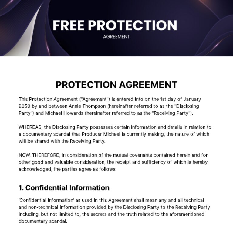 Agreement Template Free Download: Essential Guide for Legal Protection