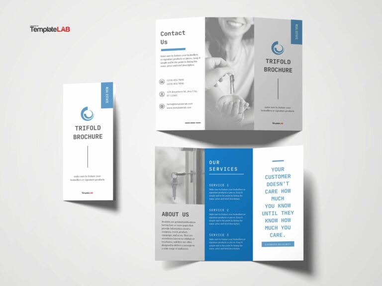 Blank Brochure Templates Free: Design Eye-Catching Marketing Materials