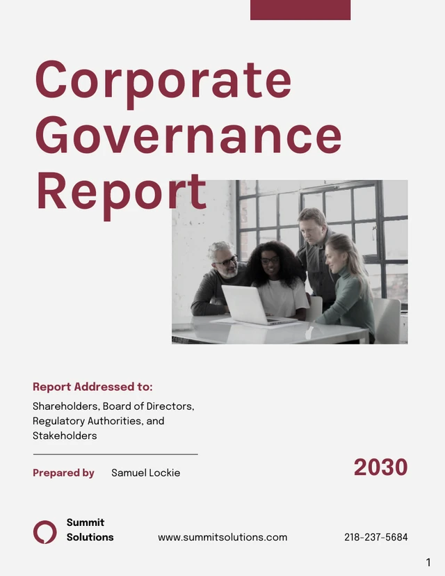 Board Report Templates: A Comprehensive Guide for Effective Corporate Governance