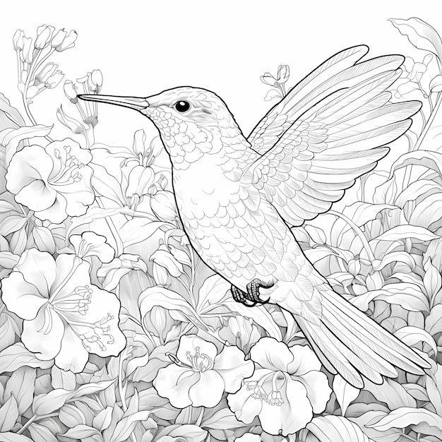 Coloring Pages Printable For Adults Flowers: A Serene Escape into Nature’s Beauty