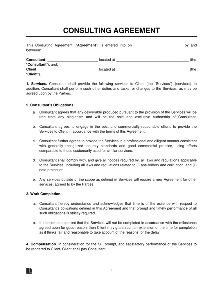 Consulting Agreement Templates: A Comprehensive Guide for Professionals