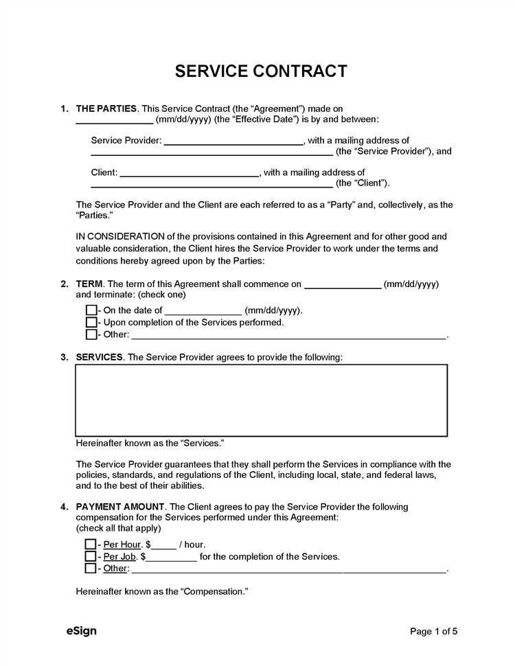 Contract Agreement Template Between Two Parties: A Comprehensive Guide