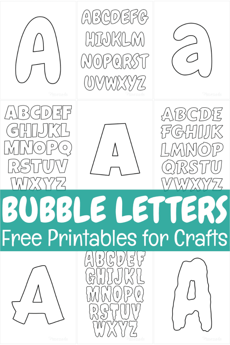 Cut Out Printable Bubble Letters: A Creative and Versatile Craft