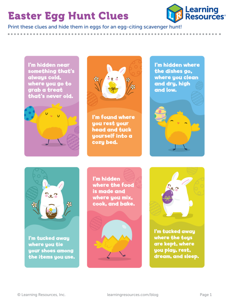 Easter Scavenger Hunt Clues Printable: An Exciting Way to Celebrate