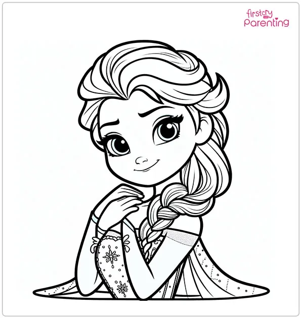 Elsa Printable Colouring Pages: A Journey of Creativity and Imagination