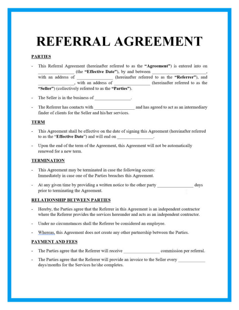 Essential Referral Agreement Templates for Building Strategic Partnerships