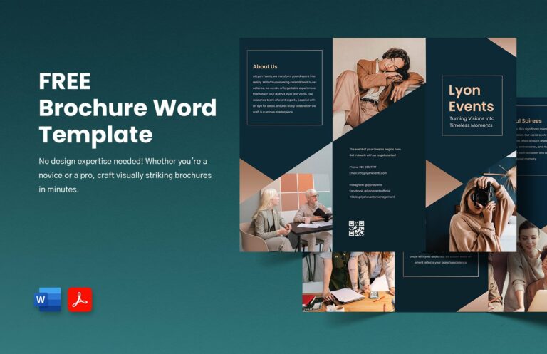 Free Brochure Templates For Word: Design and Download Instantly