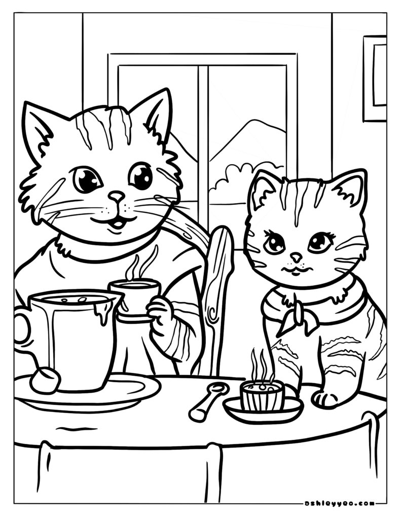 Free Cat Coloring Pages Printable: A Purr-fect Way to Relax and Unleash