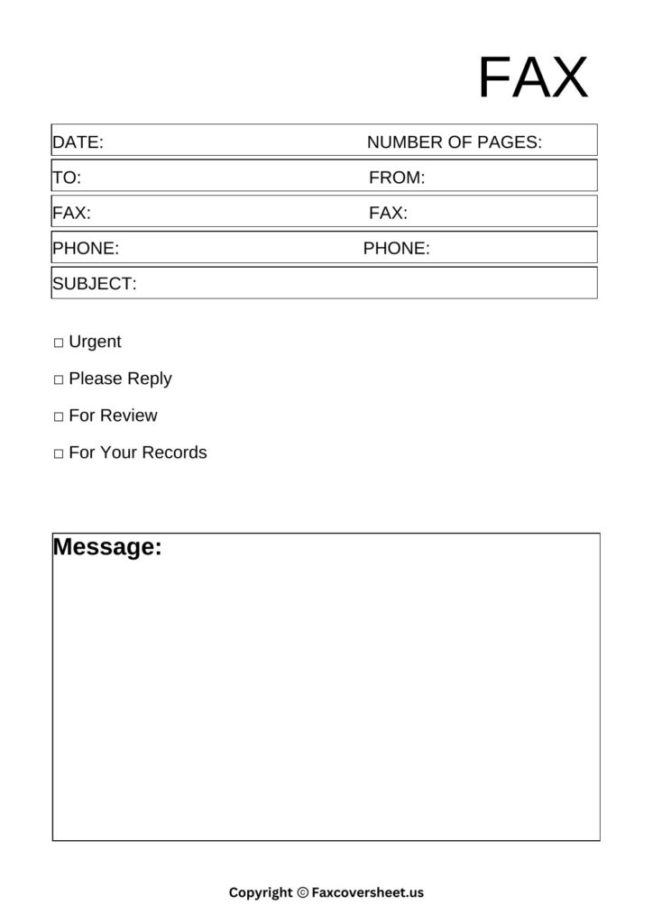 Free Fax Cover Sheet Printable: A Comprehensive Guide to Professional Communication