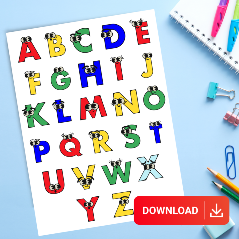 Free Printable Colored Letters: A Colorful Way to Learn and Create