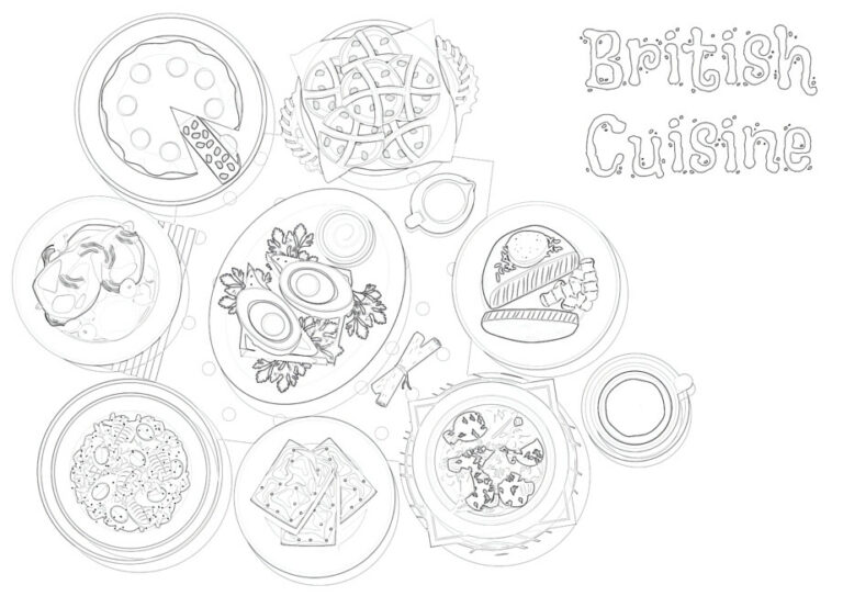 Free Printable Coloring Pages Food: A Feast for the Imagination