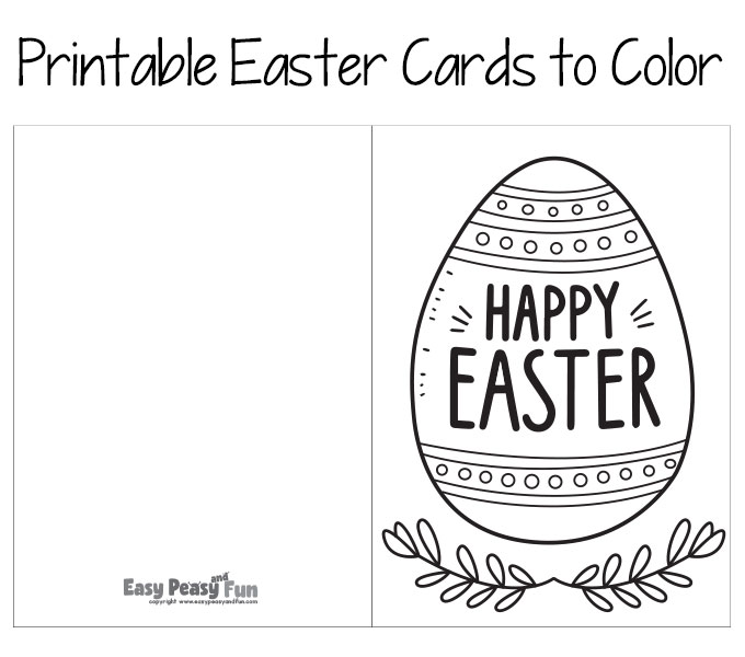 Free Printable Easter Cards To Color: A Fun and Creative Way to Celebrate the Holiday