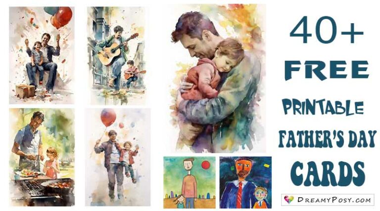 Free Printable Father’s Day Cards: A Heartfelt Expression of Love and Appreciation