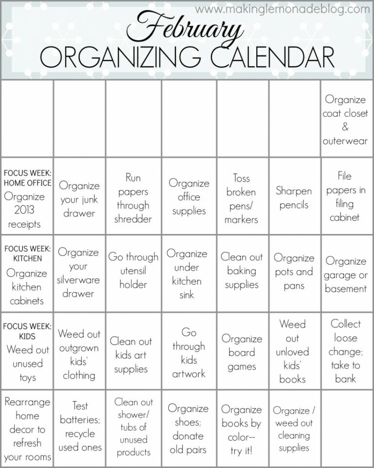 Free Printable February Calendar: Your Essential Guide to Time Management