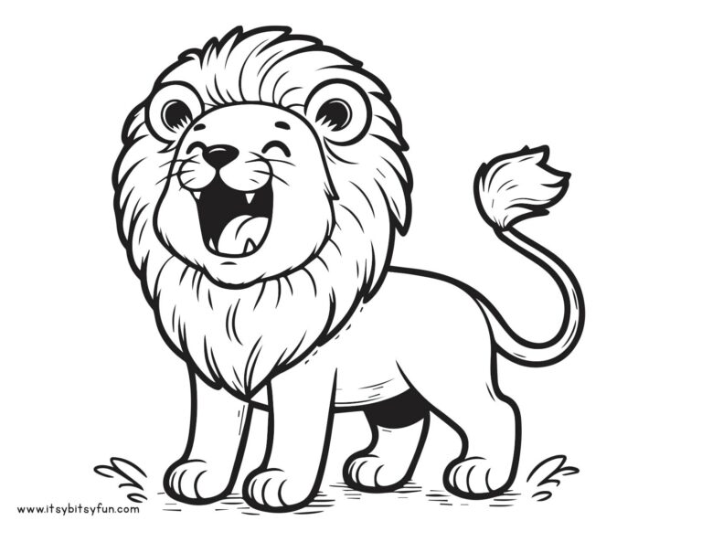 Free Printable Lion Coloring Pages: A Roar-some Adventure for Kids!