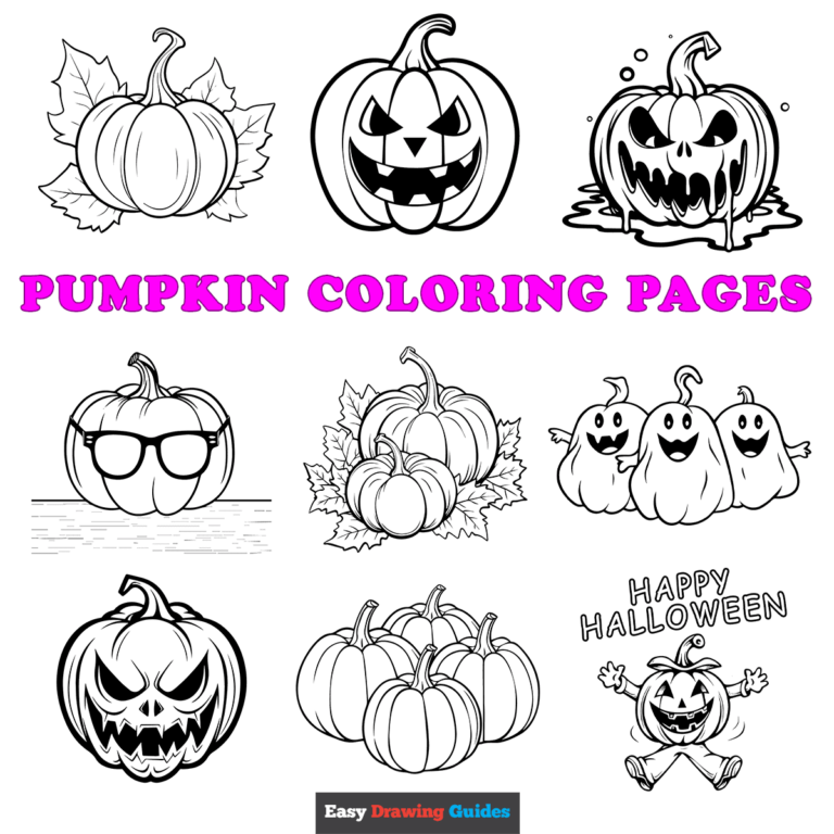 Free Pumpkin Printable Coloring Pages: A Spooktacular Guide