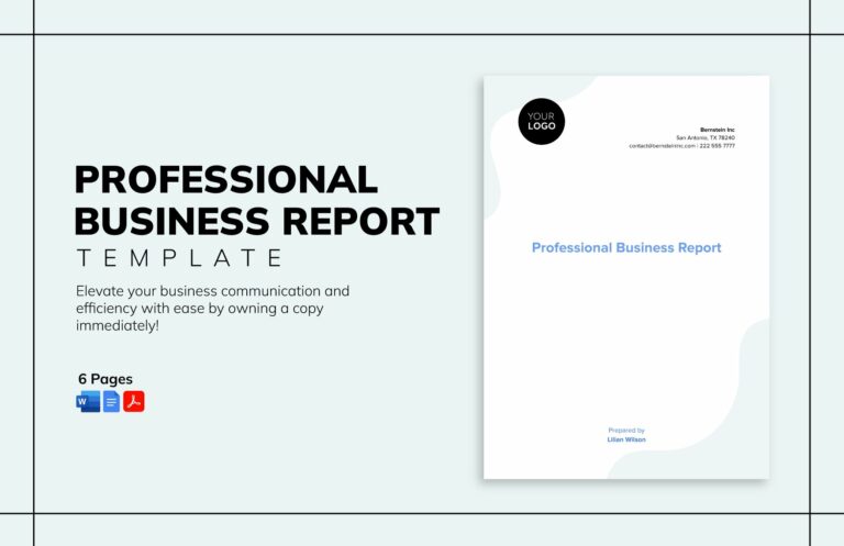 Free Report Templates: Elevate Your Reporting with Professionalism and Ease