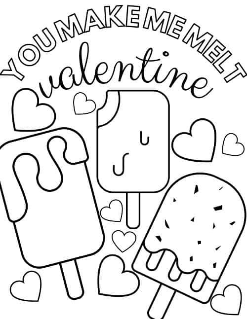 Free Valentine’s Colouring Printables for Kids