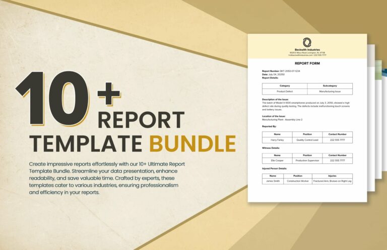 Free Word Report Templates: Enhance Your Report Writing