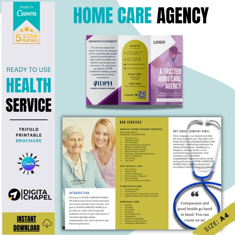 Home Health Brochure Templates: A Guide to Creating Effective Marketing Materials