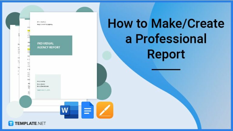 How to Craft a Professional Report Template: A Comprehensive Guide