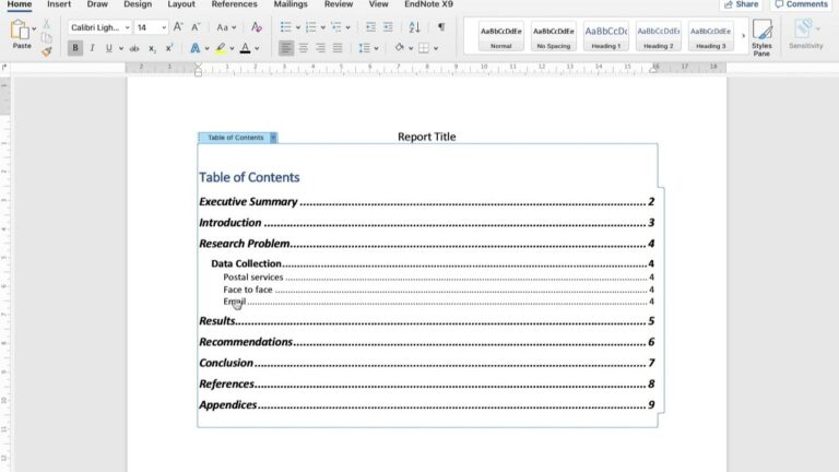 How to Create a Professional Report Template in Microsoft Word