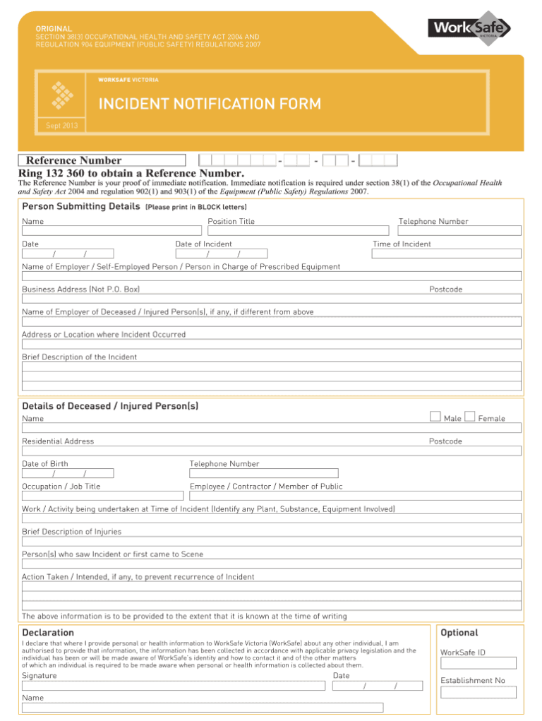 Incident Report Template Victoria: A Comprehensive Guide