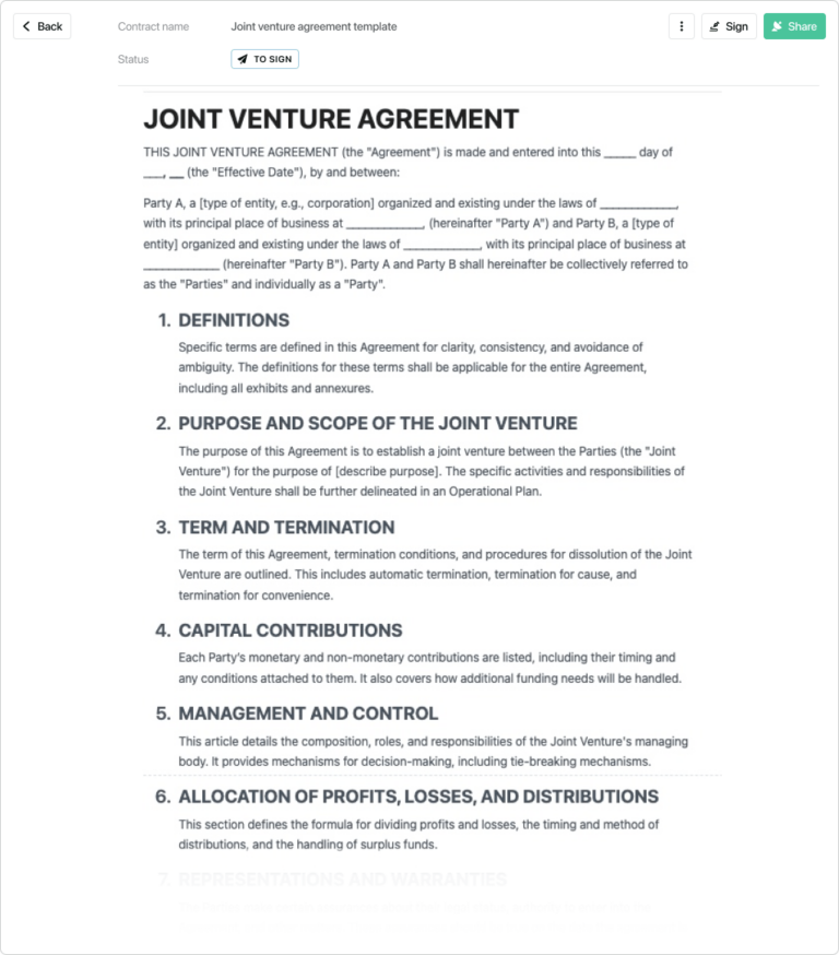 Joint Venture Agreement Templates: A Comprehensive Guide to Legal Partnerships