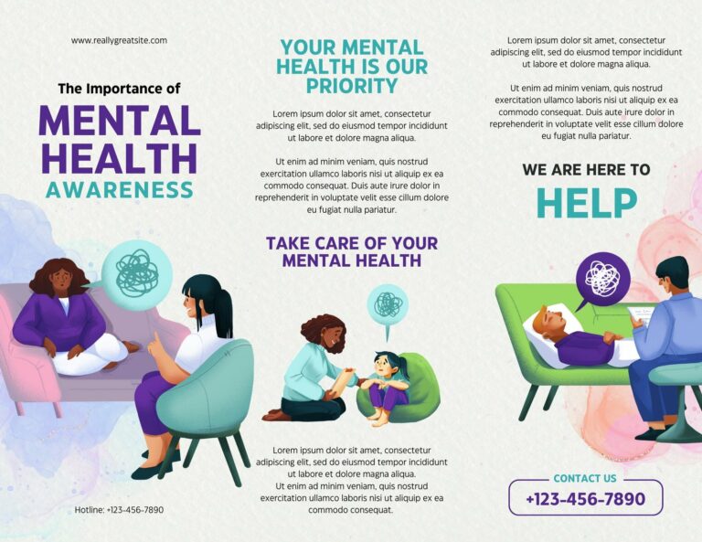 Mental Health Brochure Templates: Empowering Awareness and Advocacy