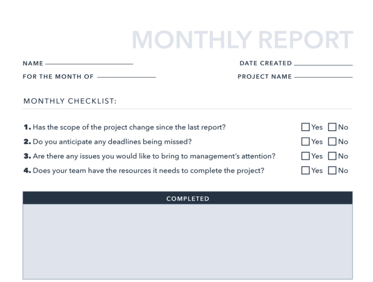 Monthly Reporting Made Easy: A Comprehensive Guide to Report Monthly Templates