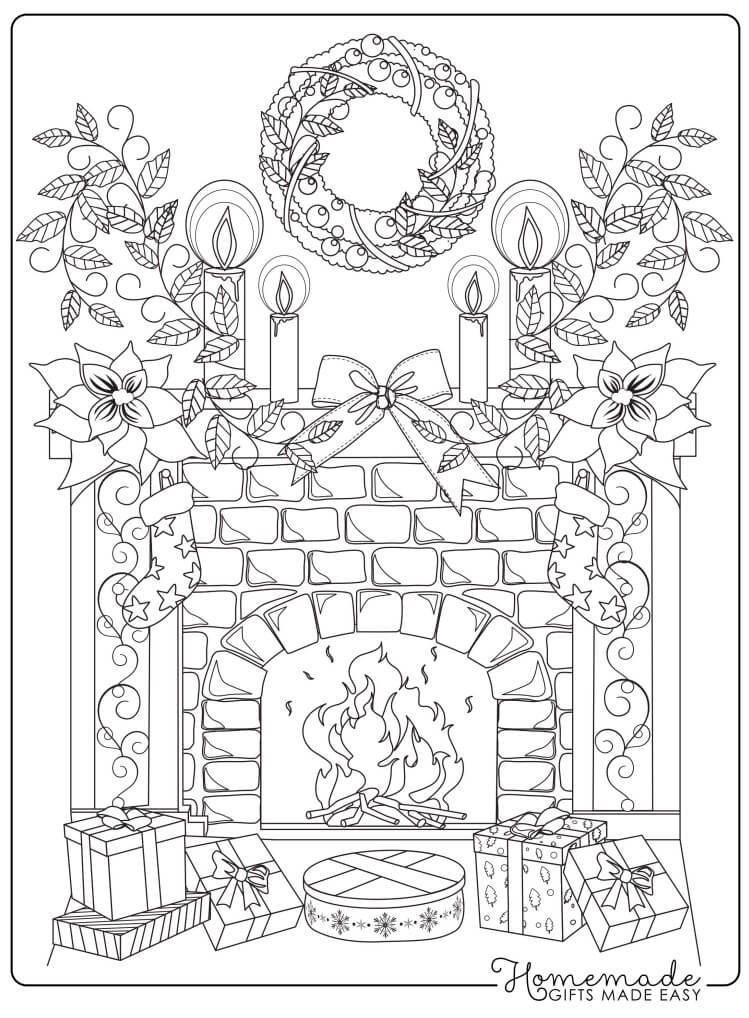 Printable Christmas Coloring Pages For Adults: Unwind and Celebrate the Season