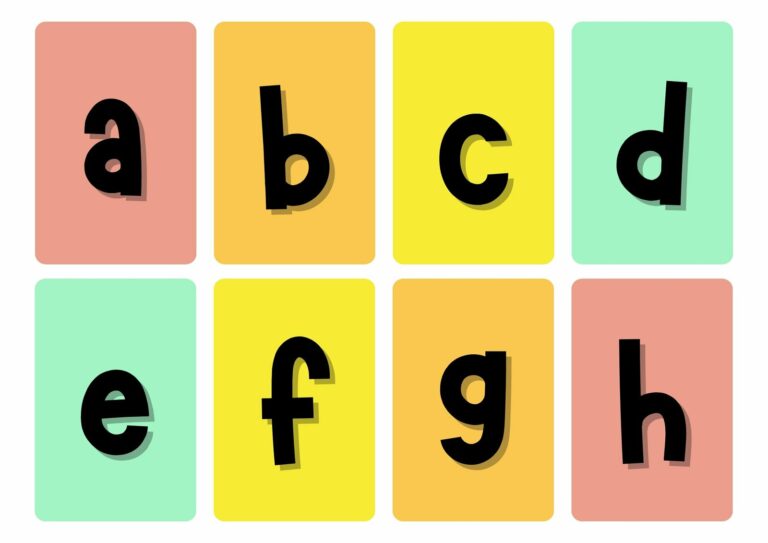 Printable Colored Alphabet Letters Free: A Guide to Educational and Creative Fun