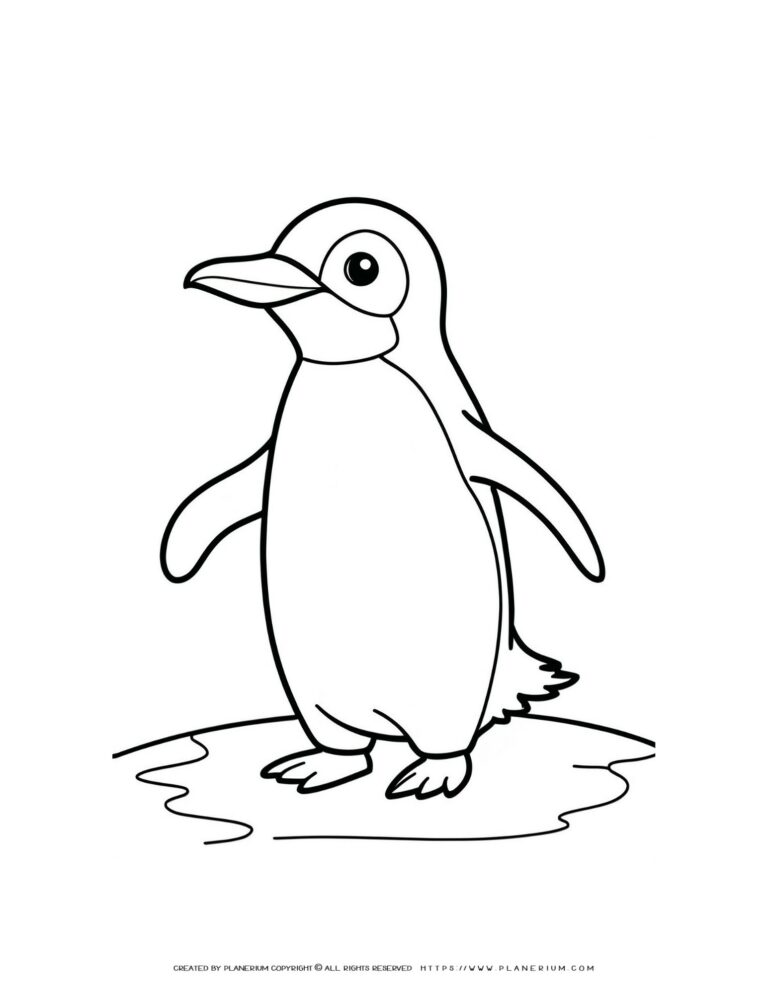 Printable Cute Penguin Coloring Pages: Engage in Creative Fun