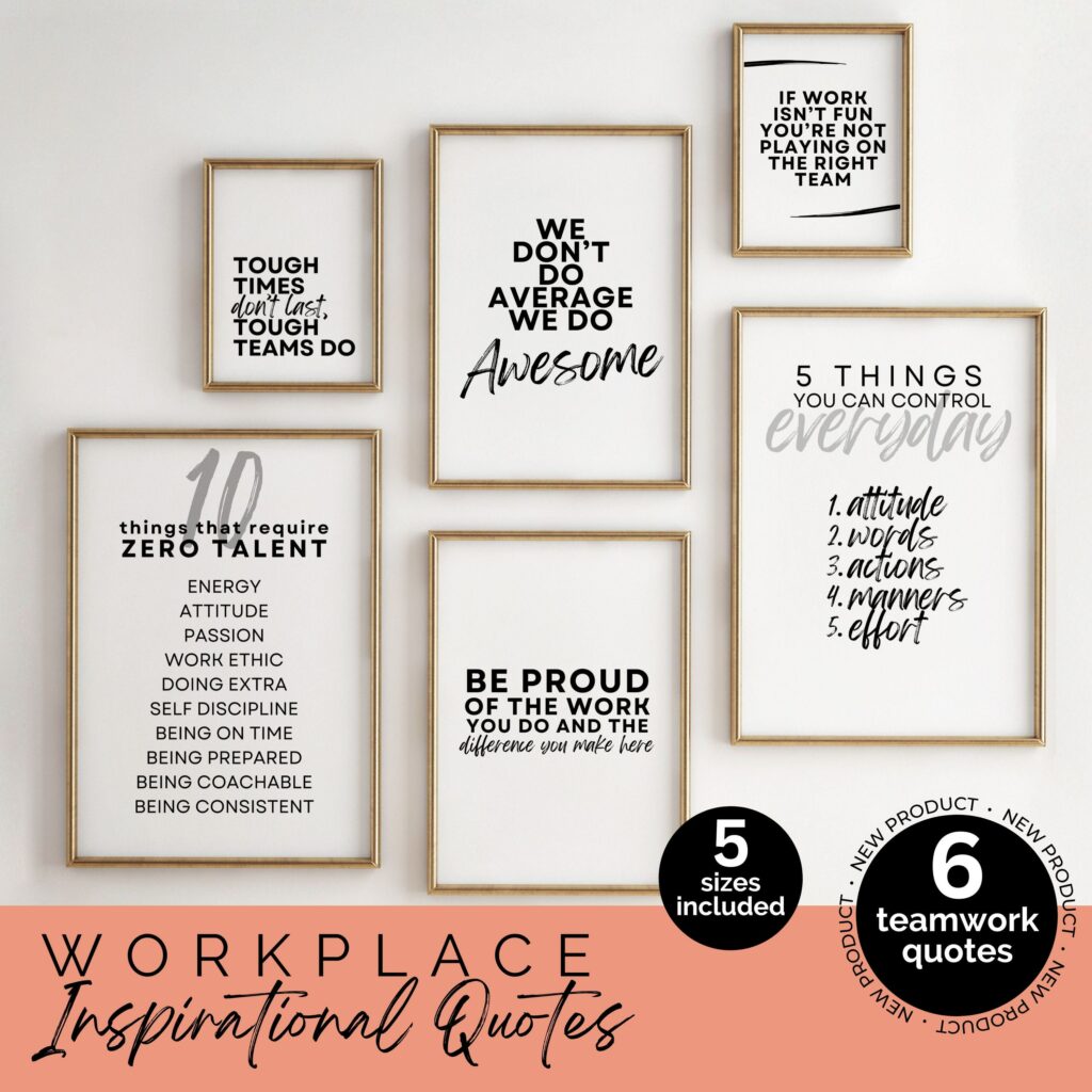 Printable Quotes for Office Walls: Inspire Motivate and Elevate Your Printable Quotes for Office Walls: Inspire Motivate and Elevate Your