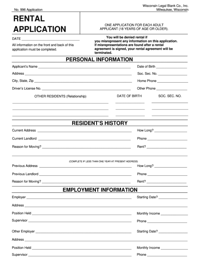 Printable Rental Application Form: A Comprehensive Guide for Landlords