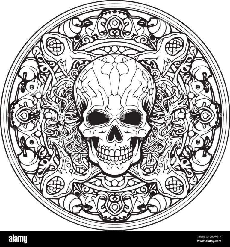 Printable Skull Coloring Pages: A Journey Through Anatomy, Art, and Symbolism