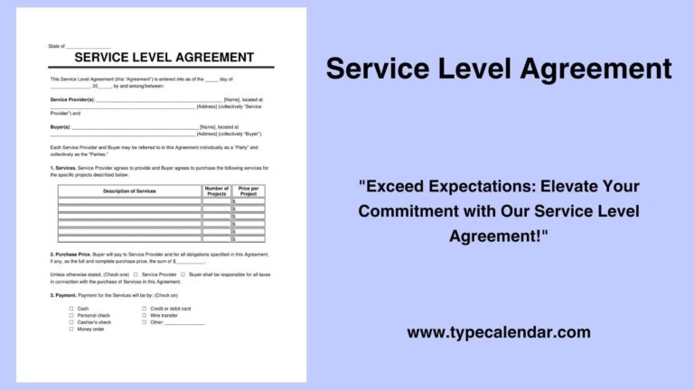 Service Level Agreement Templates: The Key to Success in Business Relationships