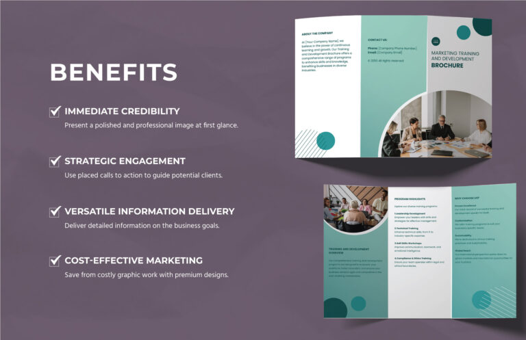 Simple Brochure Template Free: A Comprehensive Guide to Enhance Your Marketing Campaigns