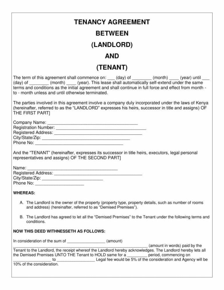 Tenancy Agreement Templates UK: A Comprehensive Guide for Landlords and Tenants