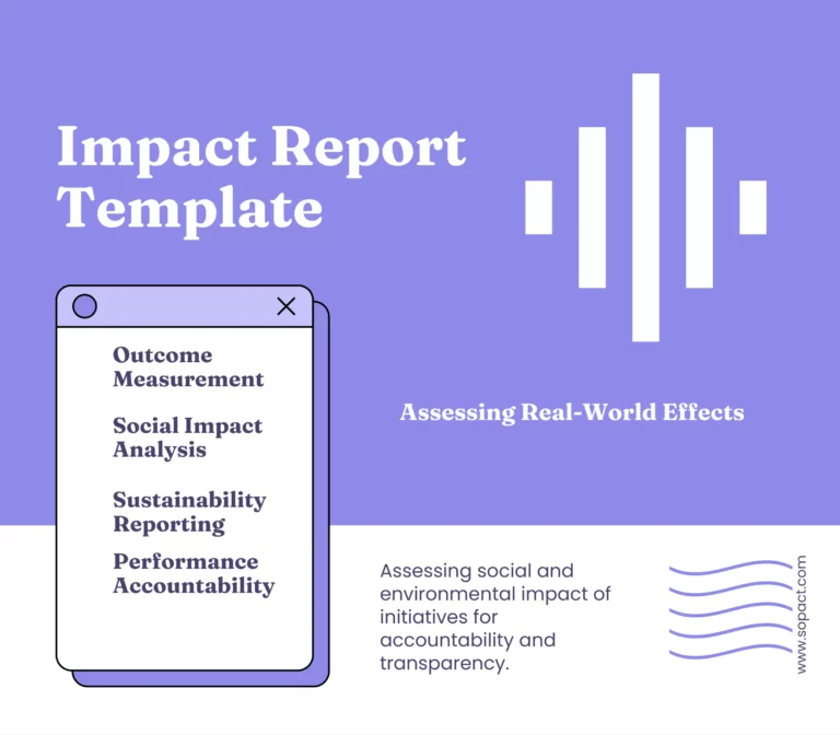 The Power of Impact Report Templates: Measuring and Communicating Impact Effectively