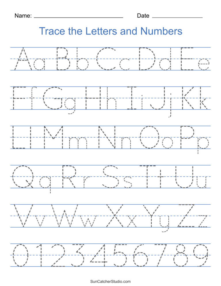 Tracing Letters Of The Alphabet Free Printables: A Comprehensive Guide