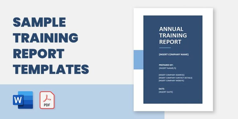 Training Report Templates: A Comprehensive Guide