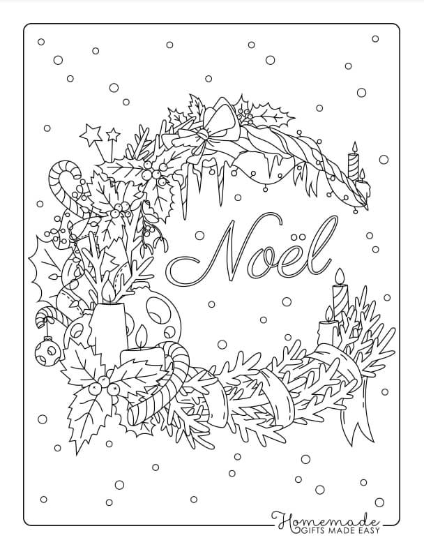 Adult Coloring Pages Printable Christmas: Festive Fun for Relaxation and Creativity