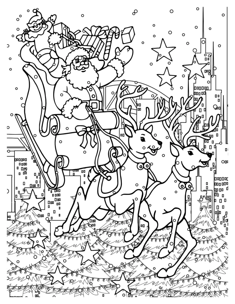 Christmas Coloring Page Printables: A Festive Way to Spread Holiday