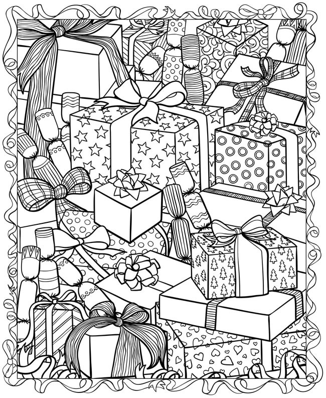 Christmas Coloring Pages For Adults Printable: A Guide To Unwind And Create