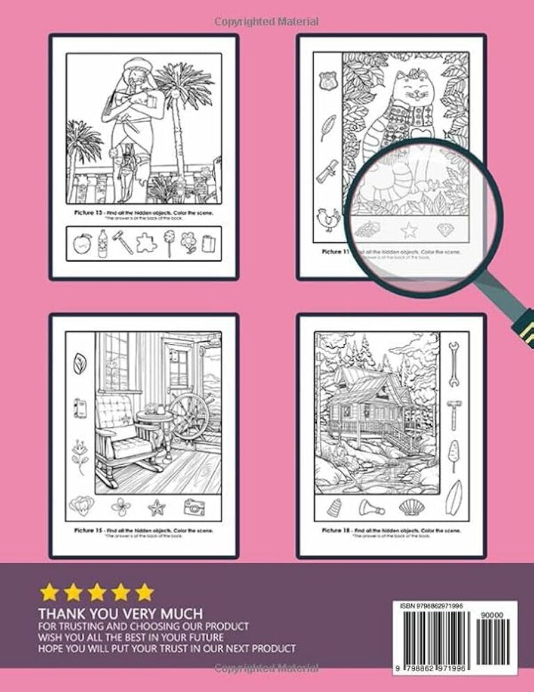 Find the Hidden Objects Printables: Enhancing Cognitive Skills and Entertainment