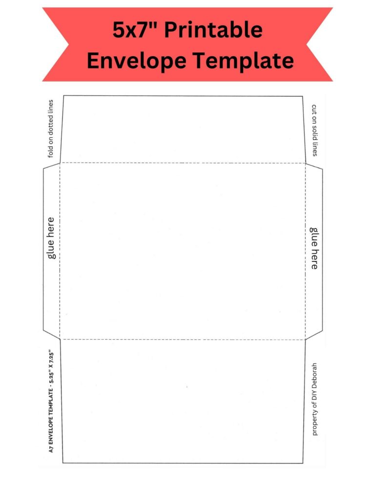 Free Printable Envelope Templates: Your Guide to Hassle-Free Enveloping