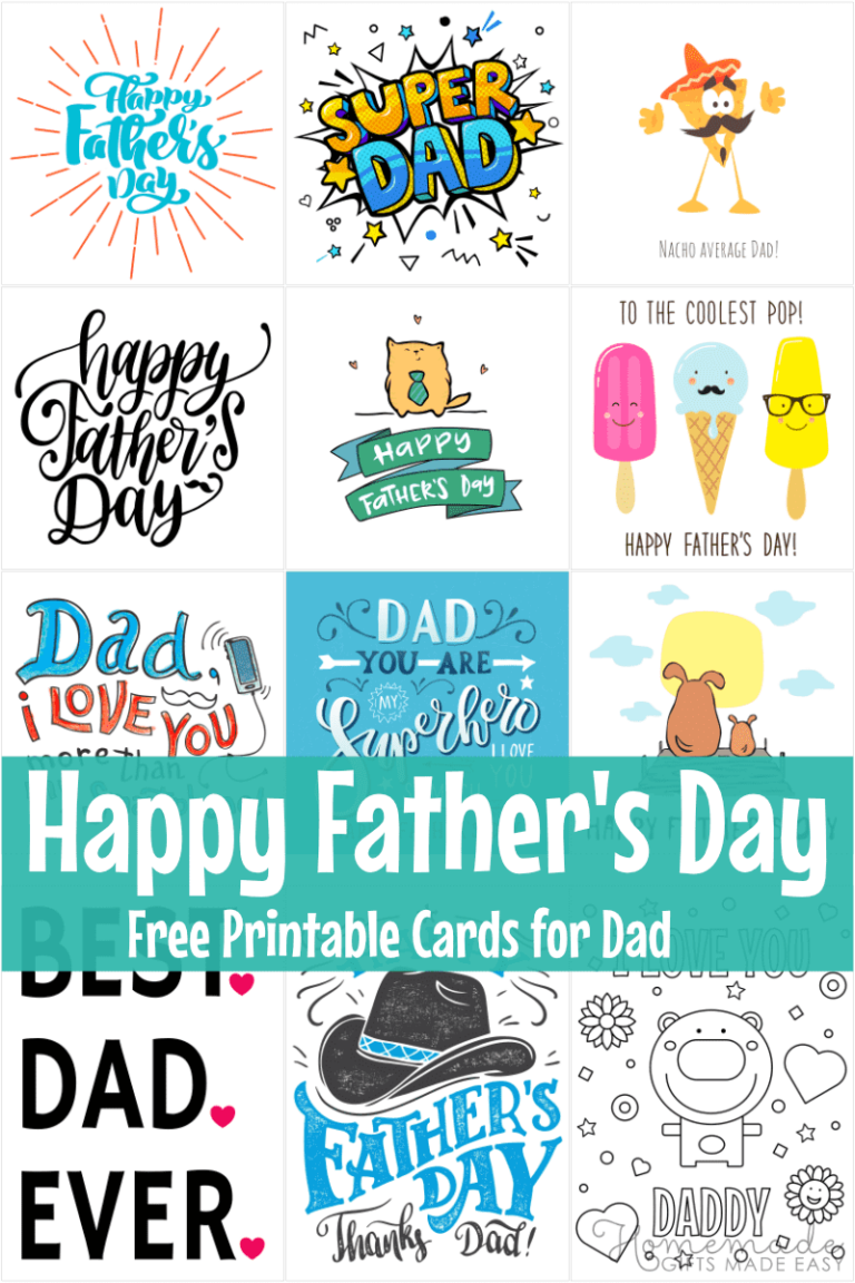 Free Printable Father’s Day Card: A Guide to Create Meaningful and Personalized Greetings